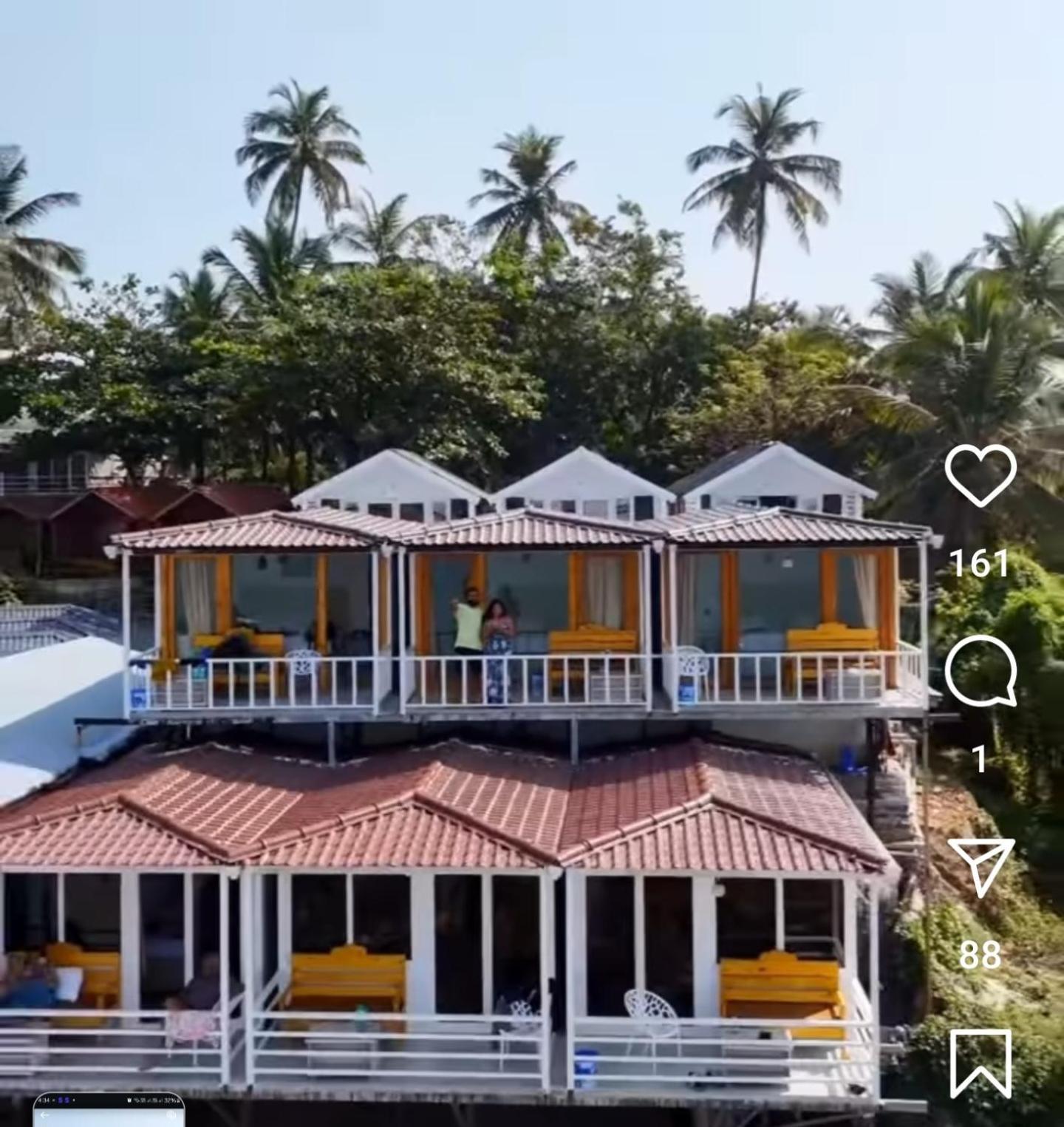 Pacific Sunset View Palolem Hotel Exterior photo